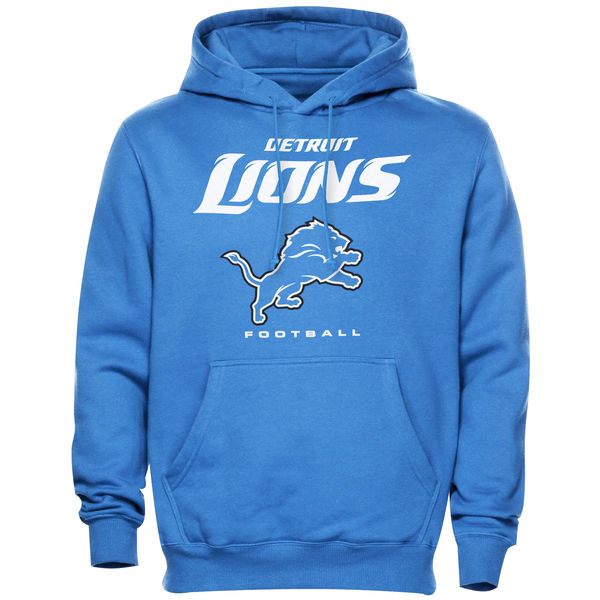 Men Detroit Lions Critical Victory Pullover Hoodie Light Blue->detroit lions->NFL Jersey